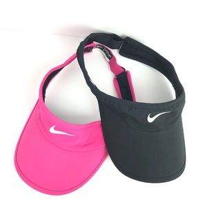 Nike Accessories - Nike | Set of 2 Pink & Black DriFit Active Visor Nike Accessories - Nike | Set of 2 Pink & Black DriFit Active Visor